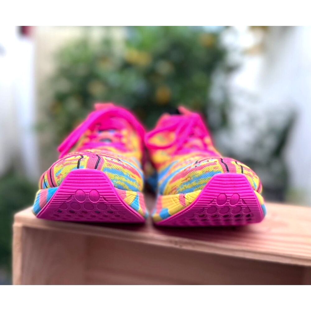 Asics Gel Noosa Tri 15 Aquarium Vibrant Yellow Multicolr FLYTEFOAM Sneakers SZ 9 - Picture 10 of 13
